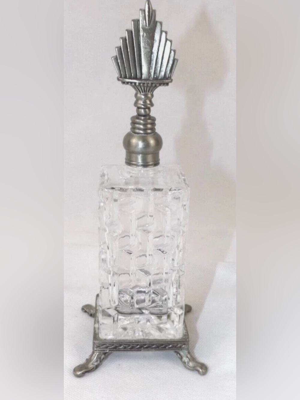 Decorative Glass Perfume Bottle empty